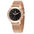 WWOOR 8877 Watches Women New Style Quartz Wristwatches Diamond Watch Stainless Steel Mesh Fashion Reloj de mujer